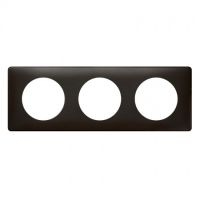 Logo Plaque c�liane - m�tal - 3 postes - carbone 068983