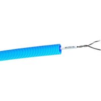Logo Conduit icta chronobus bleu - courants forts -16 mm -cble bus 2 fils 2x0,5mm 09116