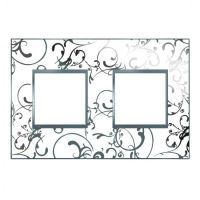 Logo Plaque espace evolution - matires - 2 postes - baroque 64722