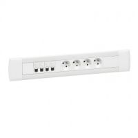 Logo Bloc nourrice encastre cuve 1 range - 4 x 2p+t + 4 x rj 45 053469