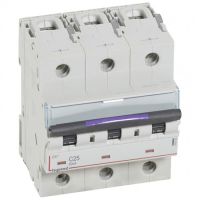 Logo Disj magnto-therm dx - 3p - 25 a - 50 ka - courbe c - 4,5m 410163
