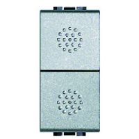 Logo Double-poussoir axial livinglight - no-no 10 a 250 v~ -  tech - 1 mod. 4036
