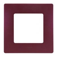 Logo Plaque 1 poste nilo - prune 096707