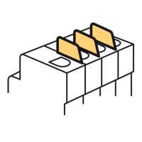 Logo Cloison de sparation des ples - 1 mod/ple - pour disjoncteur dx 406305