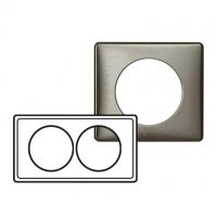 Logo Plaque cliane - mtal - 2 postes pour rnovation - tungstne 068978