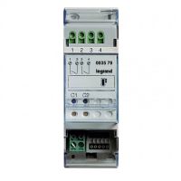 Logo Actionneur 2 relais indpendants gestion de temprature myhome bus - 2 modules 4302