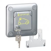 Logo Prise green'up access - 3,2 kva-mode 2 - ip55-ik10 - encastr - volet verrouill 077898