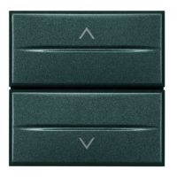 Logo Double-poussoir interbloqu pour volets roulants axolute -  anthracite -  2 mod. 40372