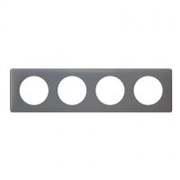 Logo Plaque cliane - poudr - 4 postes - schiste 066734