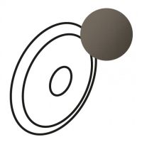 Logo Enjoliveur cliane - commande effleurement - graphite 067949