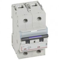Logo Disj magnto-therm dx - 2p - 16 a - 50 ka - courbe c - 3m 410148