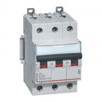 Logo Disj dx 6000 -vis/vis- 3p- 400v~-10a-10ka-courbec-peigne hx trad 4p - 3m 407827