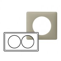 Logo Plaque cliane - poudr - 2 postes pour rnovation - argile 066718