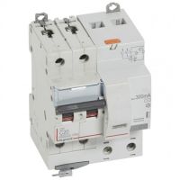 Logo Disj diff dx 6000 -vis-2p-230/400v~-20a -typeac -300ma-10ka- courbe c - 4 mod 411173