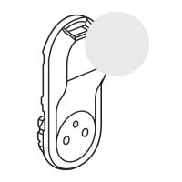 Logo Enjoliveur cliane - prise 2p+t surface + chargeur usb semi encastr - blanc 068116