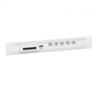 Logo Bloc nourrice - 5x2p+t - avec switch et prise hd 15 + jack 053468