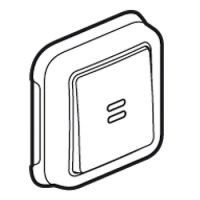 Logo Bloc d'appel tanche - tmoin rouge retour d'appel - ip 55 - livr complet blanc 078249