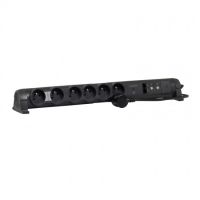 Logo Rallonge multiprise multimdia protge - 6x2p+t + 2 x rj45 + 2xprises tv - 1,5m 050036