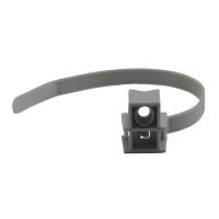 Logo Collier  embase rglable pour 16  32 mm - gris ral 7035 - livr par 500 07781