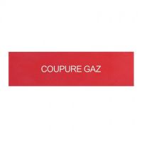 Logo Etiquettes autocollantes (3) ''coupure gaz'' pour coffrets de scurit 038020