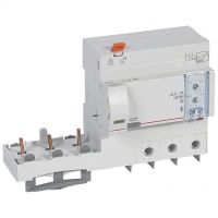 Logo Bloc diff adapt dx -  vis - 3p - 400 v~ - 63a - type hpi - 300/1000 ma 410611