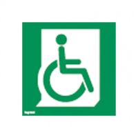 Logo Etiquette eco de signalisation amovible et recyclable - vac mobilit rduite 062688