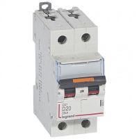 Logo Disj dx-vis/vis-2p-230/400v~-20a-25ka-courbe d - 2m 409821