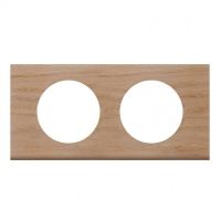 Logo Plaque cliane - matires - 2 postes - chne blanchi 069052