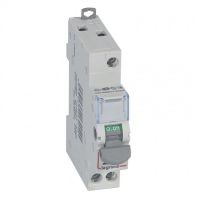 Logo Inter-sectionneur de tte dx-is - vis/vis -  voyant - 1p - 250 v~ - 20 a - 1 m 406404