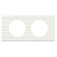 Logo Plaque cliane - matires - 2 postes - corian cannel 069012