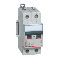 Logo Disj dx 6000 -vis/vis- 2p - 230/400v~ -16a-10ka-courbe c-peigne hx trad 2p- 2m 407784