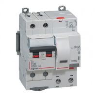 Logo Disj diff dx 6000 -vis/auto-2p 230/400v~-20a-typeac-30ma-10ka-courbe c - 4m 411165