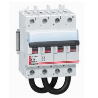 Logo Disjoncteur dx - 4,5 ka - 800 v= - 6 a - 4 modules 414424
