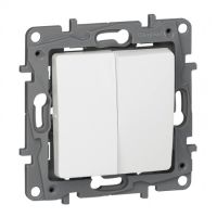 Logo Poussoir double nilo - 6 a - 250 v~ - no-nf - pur 664708