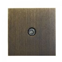 Logo Art d'arnould - epure - prise tv simple - bronze 67329
