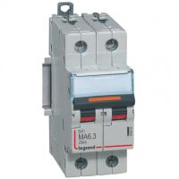 Logo Disj dx ma-vis/vis-2p-230/400v~-6,3a-25ka-magntique seul - 2m 409869