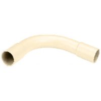 Logo Cintre grand rayon 90 ip 44 - sable ral 1015 - 16 mm - rayon 55 mm 06241