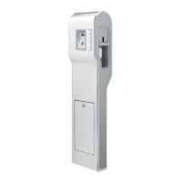 Logo Borne green'up mono 3,7 kva - inox - port ip - 2 vhicules - sur pied mtal 059078