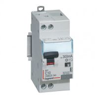 Logo Disj diff dx 4500 - vis/vis -u+n 230v~ 10a -typeac - 300ma - 6ka -courbe c - 2m 410724