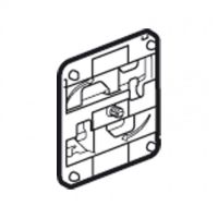 Logo Accessoire de fixation pour chemin de cble fil - sans vis - pr boite 80x80 mm 091937