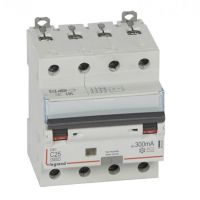 Logo Disj diff dx 6000-vis/vis - 4p 400v~ -25a -type ac 300ma -10 ka courbe c - 4m 411207