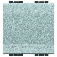 Logo Poussoir  bascule livinglight - contact no - 10 a 250 v~ - tech - 2 mod. 40052