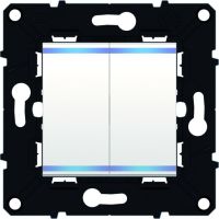 Logo Commande 1-2 fonctions lumire/volet espace evolution myhome bus - manette 1 mod 64161