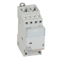 Logo Contacteur de puissance bobine 24 v~ sans cde manuelle -4p-400v~- 25a/4f 412510