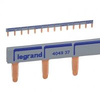 Logo Peigne d'alimentation hx - 1p - universel ph + n - l.1m - entraxe dents 1 mod 404937