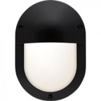 Logo Hublot chartres ovale alu jupe a visiere verticale noir e27 / cfli 15w 684276