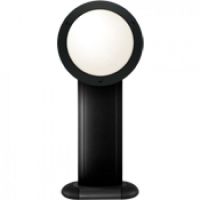 Logo Borne chartres h600 rond+visire t1 noir 12leds 4000k dtection pravis+veille 258733