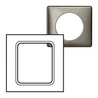 Logo Plaque cliane - mtal - pour crans tactiles 3,5'' - tungstne 068977