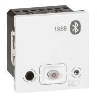 Logo Module bluetooth prog mosaic pour diffusion sonore - alimentation 15 v= - blanc 078745