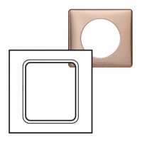 Logo Plaque cliane - mtal - pour crans tactiles 3,5'' - copper 069074